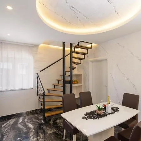 Apartment In Okrug Gornji With Sea View, Balcony, Air Conditioning, Wifi 5134-3